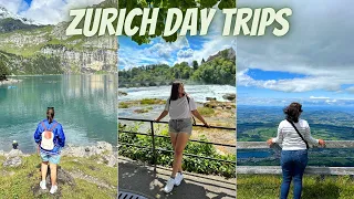 Switzerland vlog~ Rhine falls, Mt. Rigi & Oeschinen Lake | Zurich Day Trips