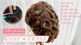 [Detailed] Knot and twist upstyle tutorial