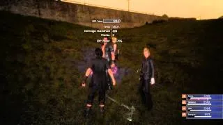 Final Fantasy XV Episode Duscae Battle Footage