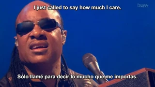 I just called to say i love you - Stevie Wonder - Live Glastonbury 2010 - Subtitulos español