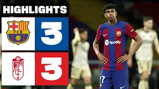 FC BARCELONA 3 - 3 GRANADA CF | HIGHLIGHTS LALIGA EA SPORTS