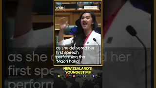 New Zealand's youngest MP at 21 performs Māori haka in powerful parliament speech