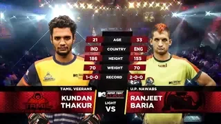 Tamil Veerans Vs U.P. Nawabs | MTV Super Fight League | Kundan Thakur Vs Ranjeet Baria | SFL