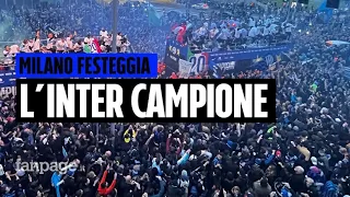 L'Inter fa impazzire Milano, la giornata di festa per il ventesimo scudetto insieme ai giocatori