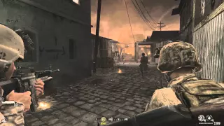 4 - Вежливые Люди - Болото (Call of Duty 4 polite people - Gameplay)