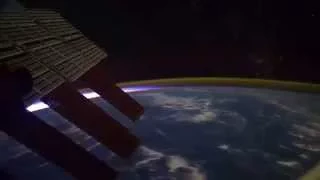 Time lapse footage of the Earth as seen from the ISS