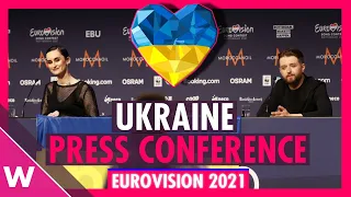 Ukraine Go_A: Semi-Final 1 Qualifiers Press Conference at Eurovision 2021
