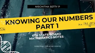 chapter 1 knowing our numbers part 1#6thstateboardsyllabus #educationalvideo #englishmedium