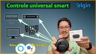 Controle universal smart ELGIN | Casa inteligente Alexa e Google