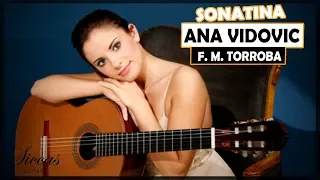 Ana Vidovic plays Sonatina by Federico Moreno Torroba on a classical guitar