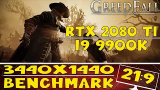 GreedFall | Benchmark | RTX 2080 ti | i9 9900k | Ultrawide 3440x1440