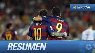 Resumen de FC Barcelona (1-0) Málaga CF