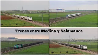 Trenes entre Medina y Salamanca (Renfe, Renfe Mercancías, Transfesa...)