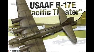 프라모델 조립 도색 의뢰작 USAAF B-17E Pacific Theater (plamodel/Scale Model) 아카데미 폭격기