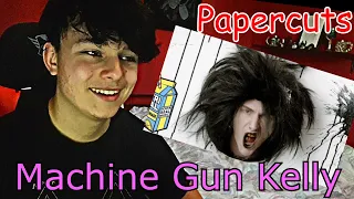 Teen's FIRST time REACTING to ''Papercuts'' by Machine Gun Kelly