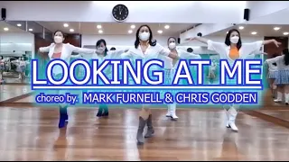 LOOKING AT ME choreo by. Mark Furnell & Chris Godden | Line Dance | Demo