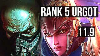 URGOT vs QUINN (TOP) | Rank 5 Urgot, Quadra, 300+ games | BR Challenger | v11.9