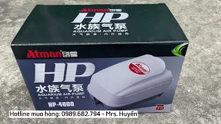 Unbox và test máy sủi Atman HP 4000 - HD Koi Hải Dương