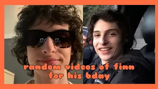 random videos i have of finn wolfhard bc it’s his birthday