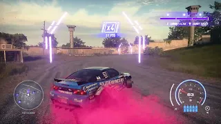 NFS Heat Drifting at Prison (Hayeduce Physics Mod) Run 1