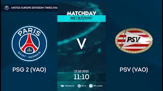 AFL21. United Europe. Division 2. Day 12. PSG 2 (VAO) - PSV (VAO)