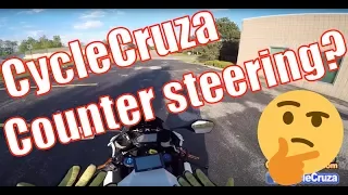 CycleCruza Doesn't Understand Counter Steering | SquidTips