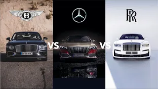 2021 Bentley Flying Spur vs Maybach S680 vs Rolls-Royce Ghost! Which Is The BEST Luxury Car?