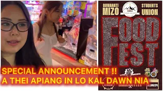 A Thei Thei Te In Lo Kal Ngei Dawn Nia | SPECIAL ANNOUNCEMENT | Thu Pawimawh