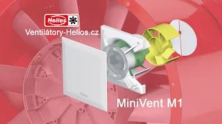 Ventilátor Helios MiniVent M1 - Untertitel in Deutsch.