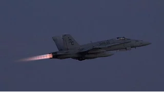 F/A-18 Hornets Afterburner Takeoff