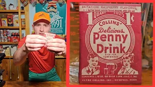 Drinking 88 Year Old Penny Drink 1936