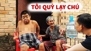 Mẹ già nuôi con khờ đày đoạ trần gian quỳ lạy khi được giúp tiền - xem cảnh này khó cầm nước mắt