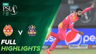 Full Highlights | Islamabad United vs Quetta Gladiators | Match 10 | HBL PSL 7 | ML2T