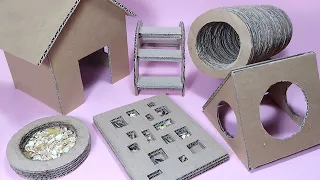 7 Easy Cardboard DIYs For Hamsters & Mice