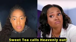 Sweet Tea goes live to call  Dr. Heavenly out! #married2med #marriedtomedicine