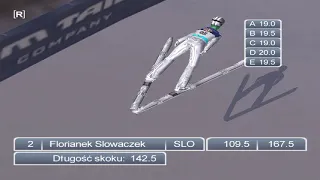 Skoki Narciarskie 2002: Oberstdorf K-115 - 142,5  m. RTL Skispringen 2002 ✈