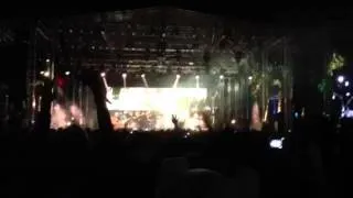 Sigur Ros at Coachella with several piece orchestra