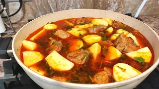 СОУС - с Картошкой и МЯСОМ! Безумно Вкусный Рецепт.