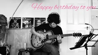 Happy birthday to you  solo guitar jazz