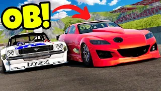 I Trolled OB During a Drag Race in BeamNG Drive Mods!