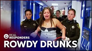 Throwing Uncooperative Rich Ladies And Rowdy Drunks Into Isolation | Jail | Real Responders