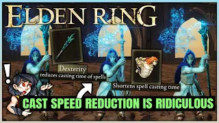 Cast Speed is BROKEN - How to Cast Spells Instantly - Cast Reduction & Dex Explained - Elden Ring!