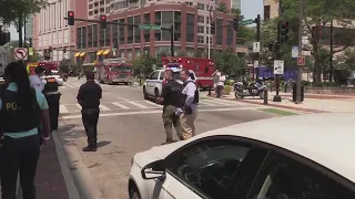 2 diners hurt after wrong-way driver crashes into downtown Evanston plaza