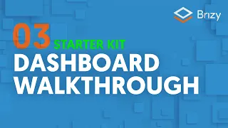 Dashboard Walkthrough | Brizy Cloud 2022, Starter Kit 03