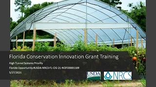 Conservation Innovation Grant Webinar