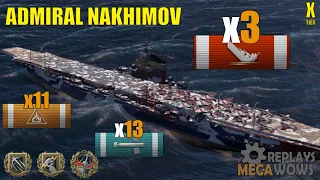 [CVR] NAKHIMOV 3 KILLS NOT EVERYTHING THAT SHINES IS PURPLE! | World of Warships Gameplay