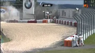 GTMasters - BMW Alpina horrible crash