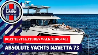 Absolute Navetta 73 For Sale by Premier Marine Boat Sales Sydney Australia