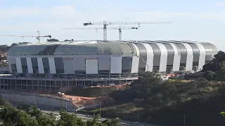 Arena MRV - 16/07/2022 - 2/ FECHAMENTO E COBERTURA AVANÇANDO.