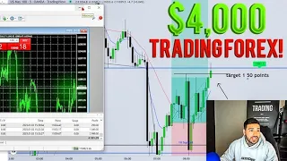 How I Made $4,000 Trading Forex Live - NPZ Trading